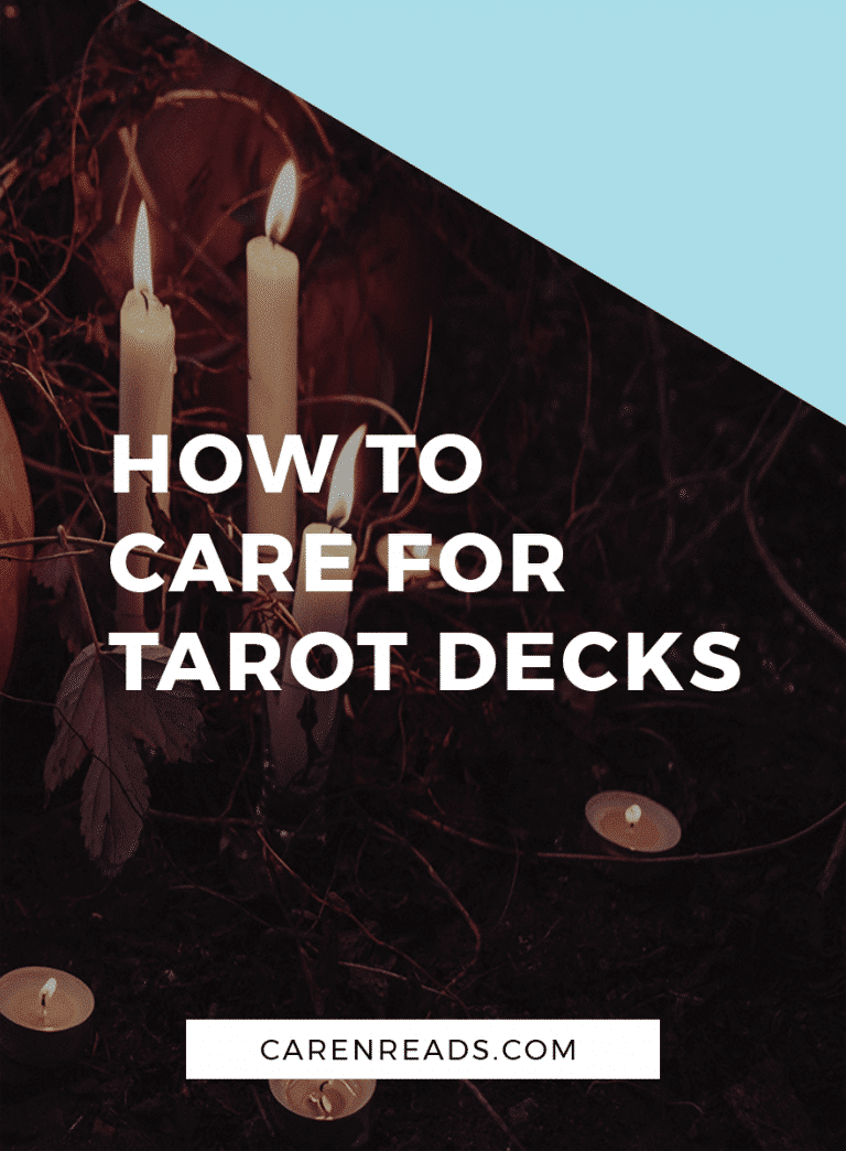 take care of tarot decks