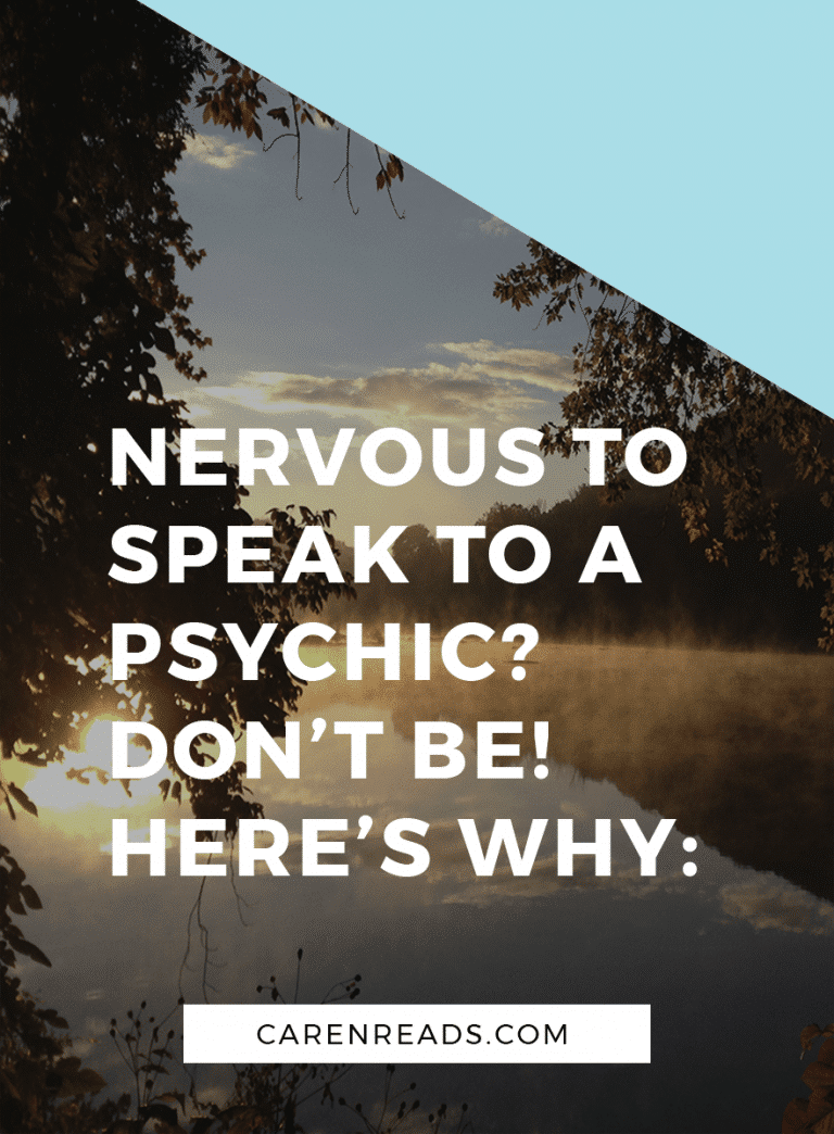 Nervous to speak to a Psychic